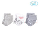 LUVABLE FREINDS PACK OF 3 SOCKS