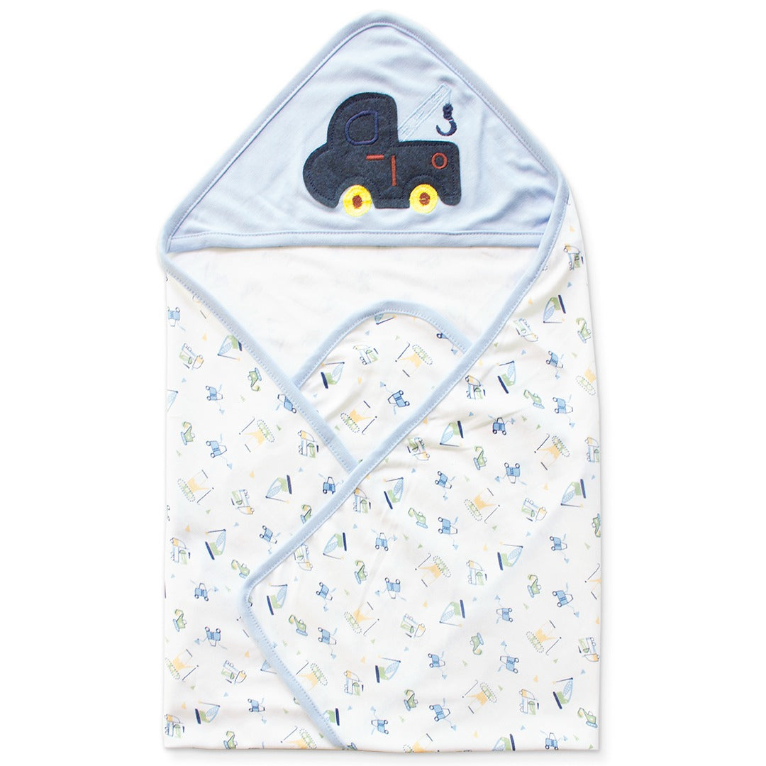 BABY WRAPPING SHEETS TRUCK - BLUE