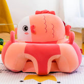 FISH HANDLES SUPPORT PLUSH FLOOR SEAT