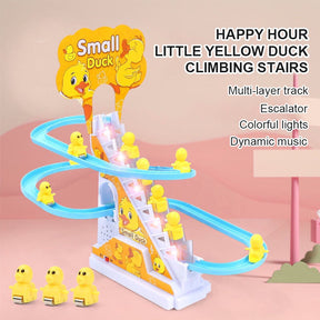 DUCK SLIDES & CLIMBS TOY TRACK SET